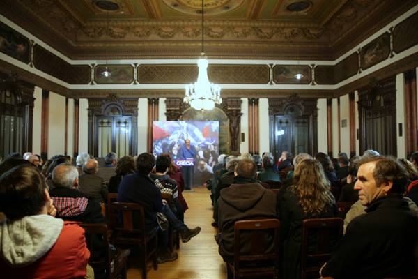 Sessão pública na Casa do Alentejo em Lisboa. Fotos de Paulete Matos.