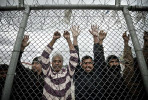 Centro de detenção de Amygdaleza, em Atenas. Foto Reuters.