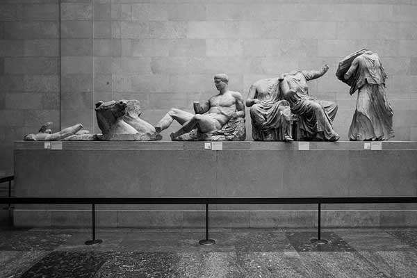 Mármores do Partenon no Museu Britânico. Foto Nathan Meijer/Flickr/CC