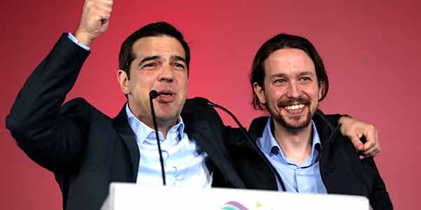 Alexis Tsipras e Pablo Iglesias