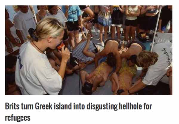 "Britânicos transformam ilha grega num inferno para os refugiados"