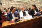 Alexis Tsipras, Eric Toussaint e Zoe Konstantopoulou