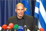 Varoufakis na conferência de imprensa do Eurogrupo - 27 junho 2015