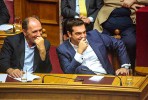 Giorgios Stathakis e Alexis Tsipras. Foto Left.gr