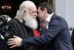 Jerónimo e Tsipras. Foto Greek Reporter.