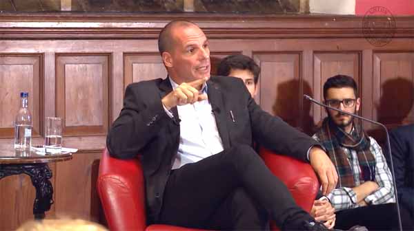 Yanis Varoufakis na Oxford Union Society