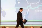 Tsipras na cerimónia de arranque das obras do gasoduto Trans-Adriático